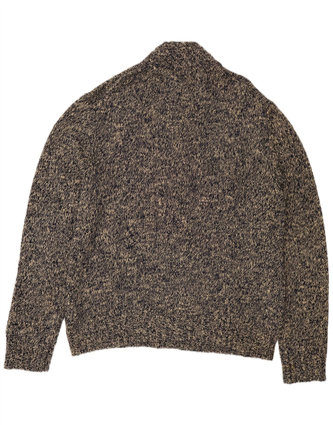 POLO RALPH LAUREN Pull à col boutonné pour homme 2XL Gris chiné en coton