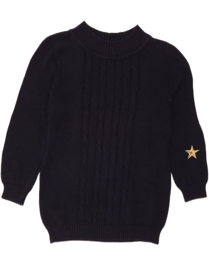 Iceberg Pull col roulé pour femme IT 42 Bleu marine moyen en coton