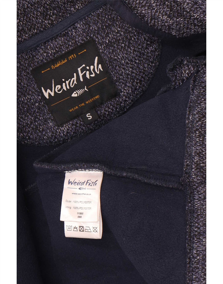 Weird Fish Veste de Survêtement Femme Petit Bleu Marine Moucheté Polyester