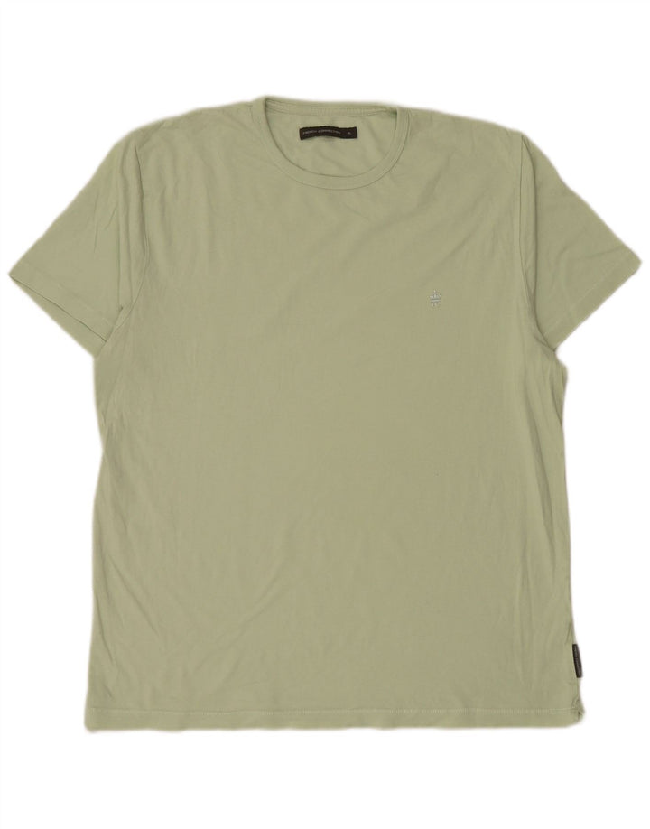 French Connection T-Shirt Homme Top XL Vert Coton