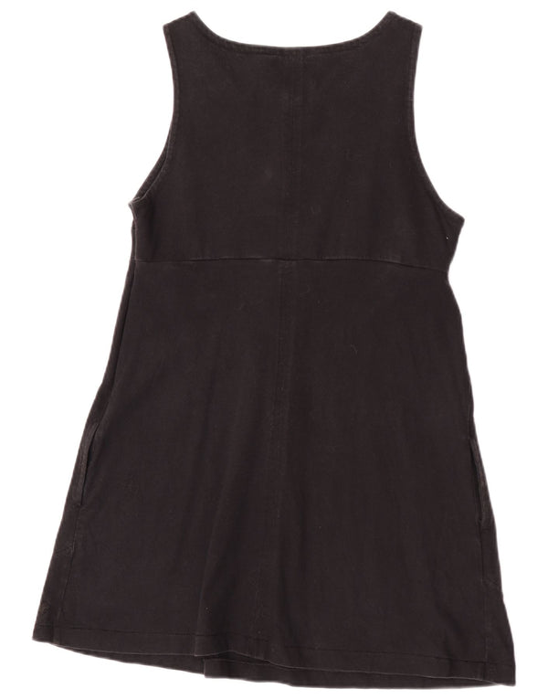 American Eagle Robe trapèze sans manches pour femme UK 44 Grand coton noir