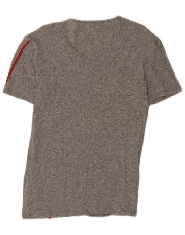 Fila Homme T-Shirt Top Petit Gris Coton Sport