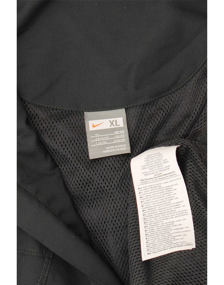 Nike Veste de survêtement pour homme UK 45/47 XL Noir Colorblock Polyester