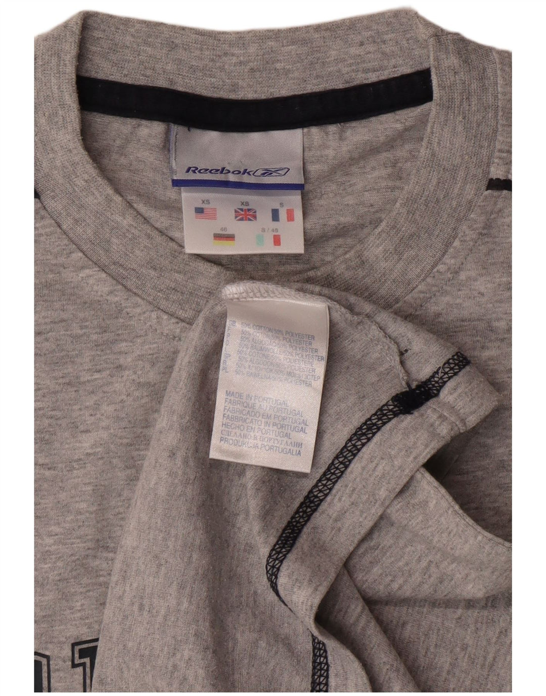 Reebok Débardeur Graphic XS Homme Gris Coton