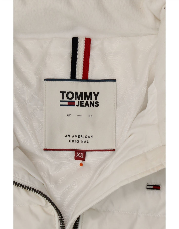 Tommy Hilfiger Veste matelassée pour femme UK 6 XS Blanc Polyester