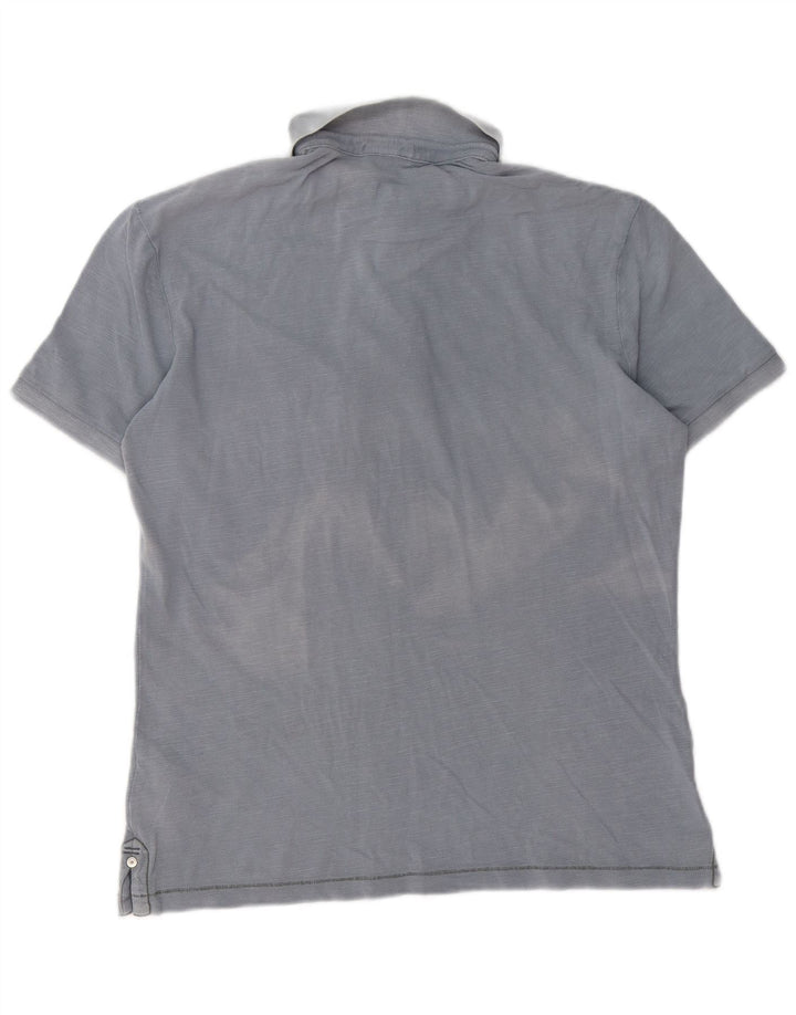 Napapijri Polo Homme Bleu Moyen Coton