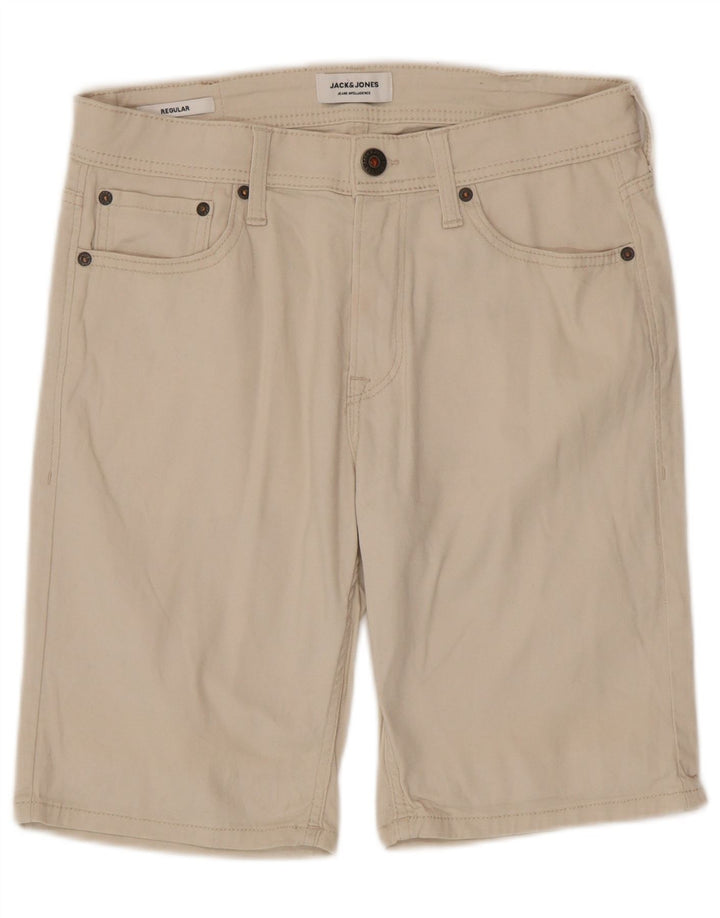 Jack & Jones Short décontracté régulier pour homme Petit W29 Coton beige
