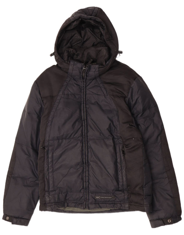 Gas Veste matelassée à capuche pour homme UK 40 Large Bleu Marine Polyamide