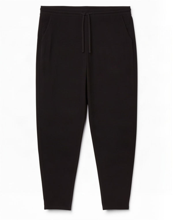 Marks & Spencer Pantalon de survêtement pour femme UK 16 Large Noir Viscose