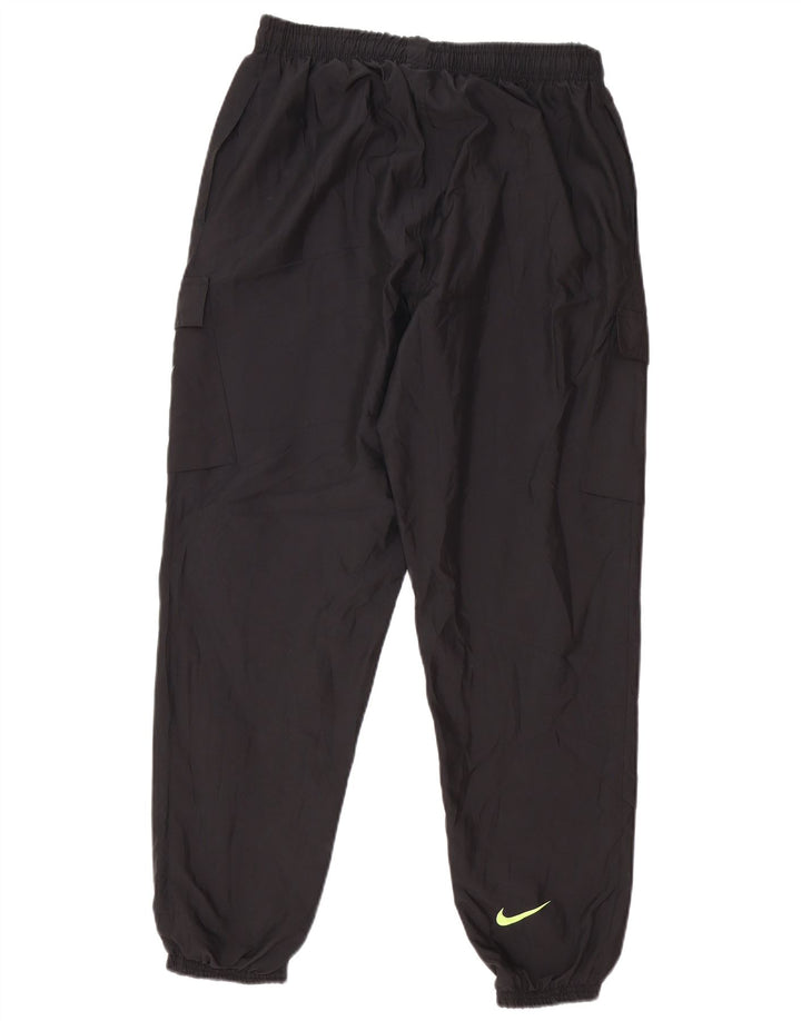 Nike Pantalon de survêtement graphique pour homme Pantalon de jogging Large Noir Polyester