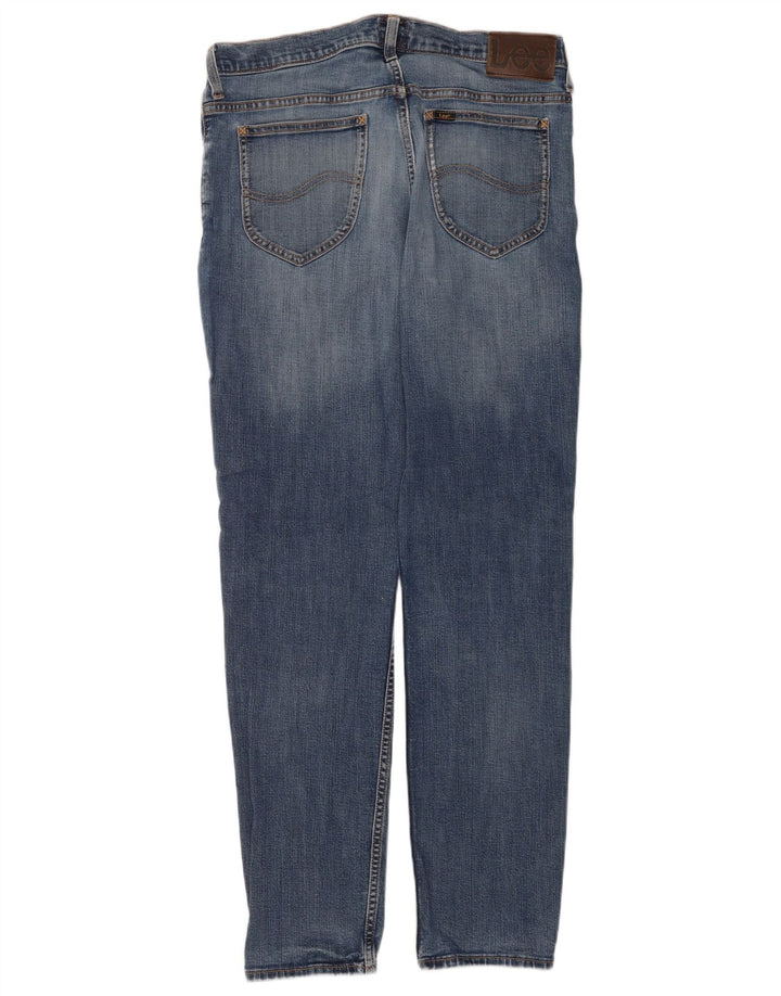 Lee Jean Slim Rider W33 L32 Homme Bleu Coton