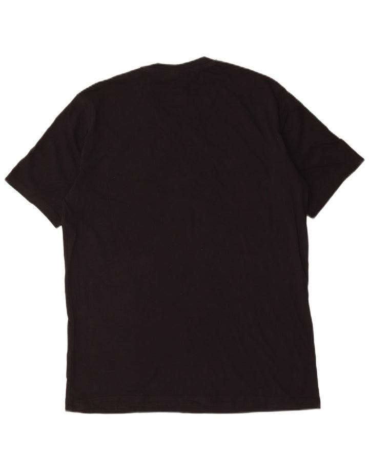 Champion T-Shirt Graphique Homme Noir Moyen Coton