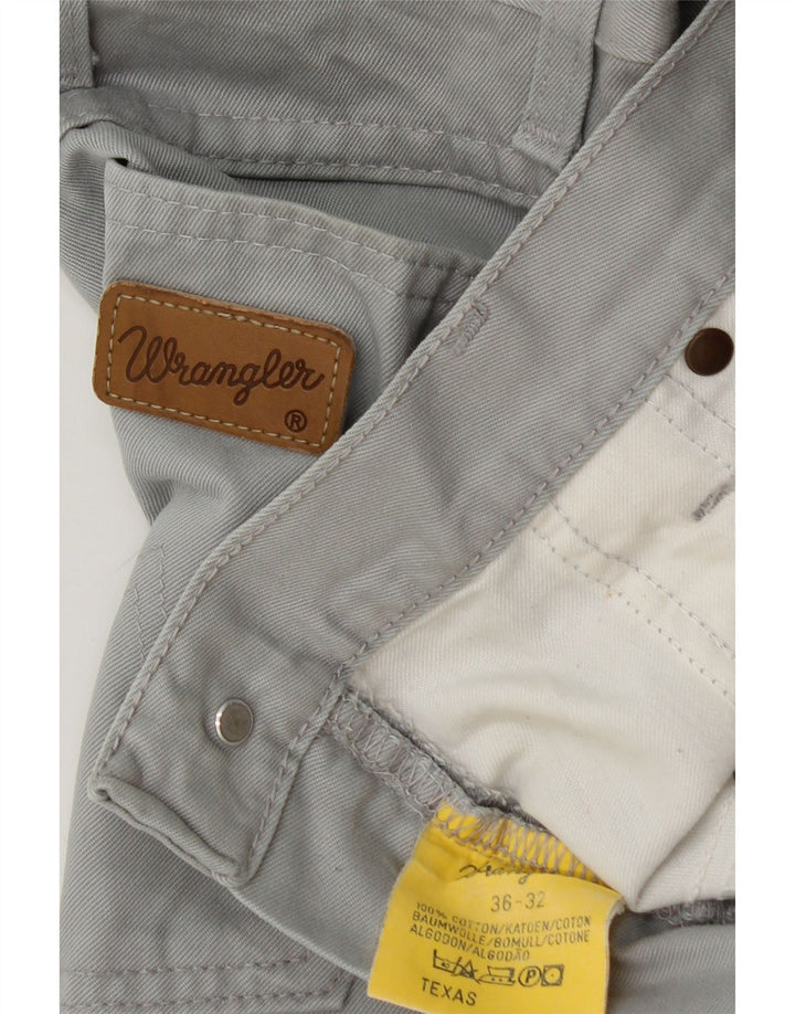 WRANGLER Jean Droit Texas Homme W36 L26 Gris Coton