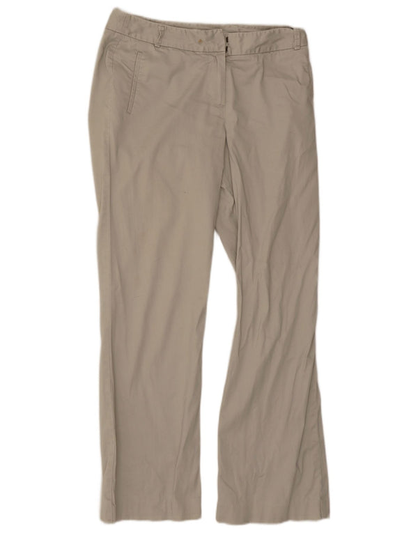 Marks & Spencer Pantalon droit décontracté pour femme UK 12 Medium W30 L30 Beige