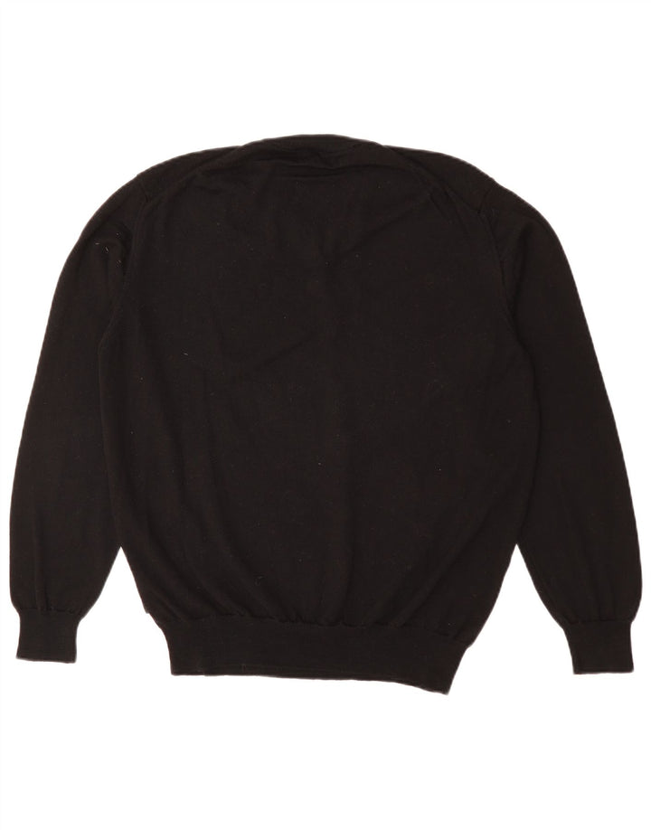 HUGO BOSS Pull Col V Homme Noir Moyen