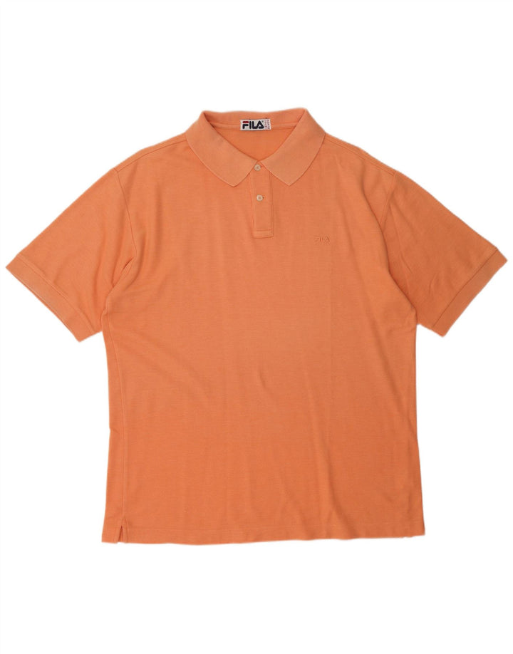 Fila Polo Homme IT 54 XL Orange Coton