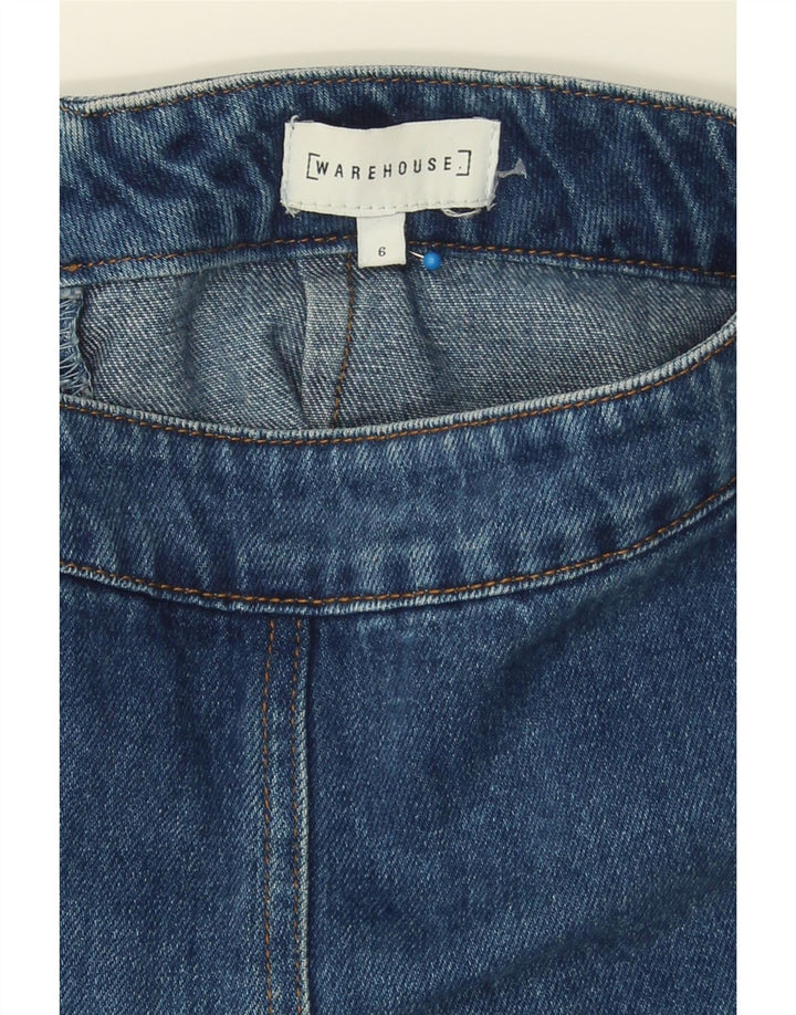 WAREHOUSE Womens Denim Skirt US 6 Medium W26  Blue Vintage Warehouse and Second-Hand Warehouse from Messina Hembry 