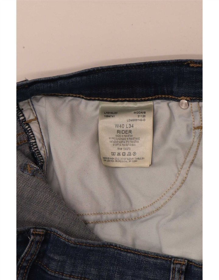 Lee Jean Slim Rider W40 L31 Homme Bleu Coton