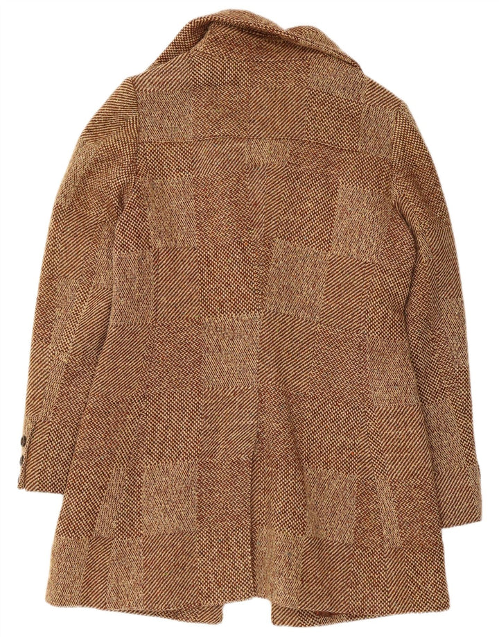 Daniel Hechter Manteau pour femme UK 8 Petit carreaux marron