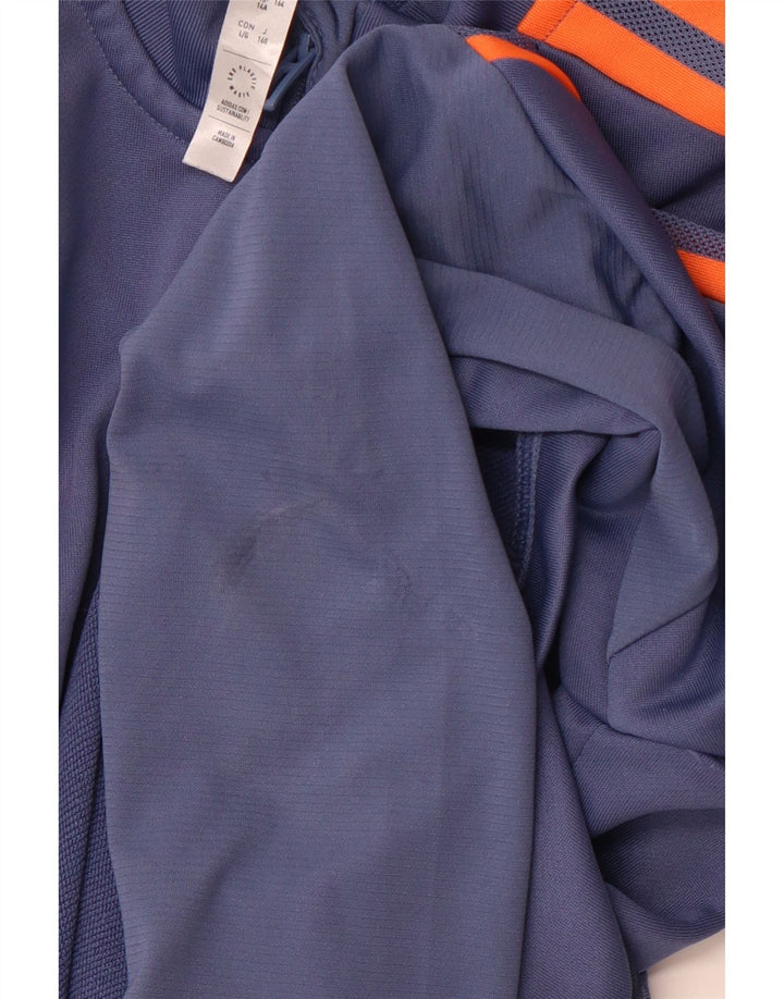 ADIDAS Haut de Survêtement Pull Manchester United Garçon 13-14 Ans Bleu