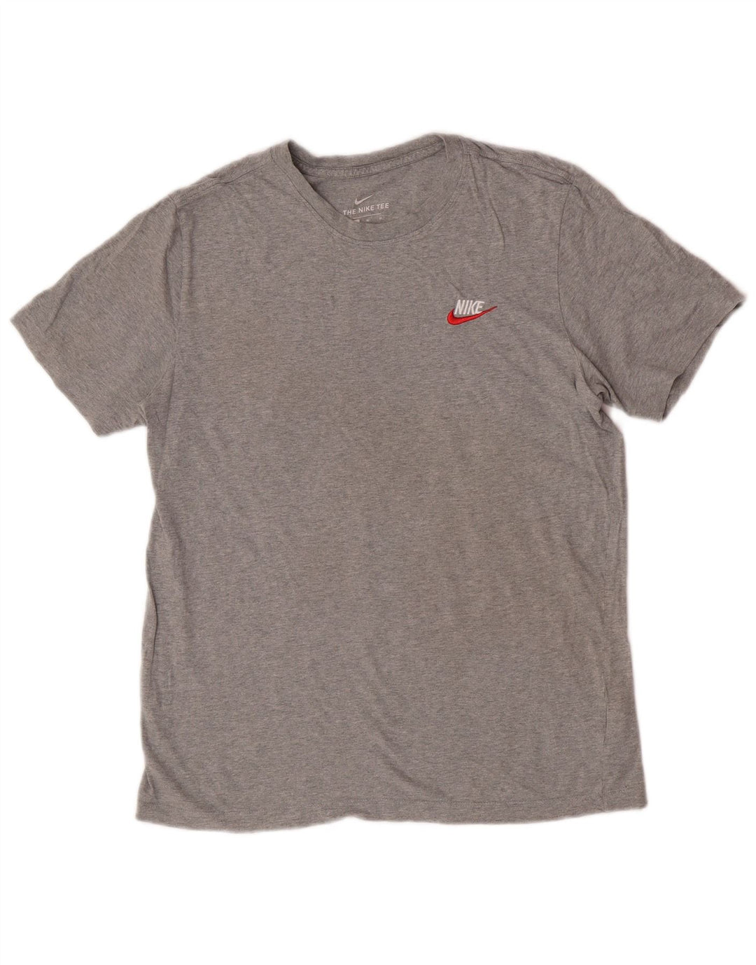 Nike T-Shirt Homme Gris Moyen Coton