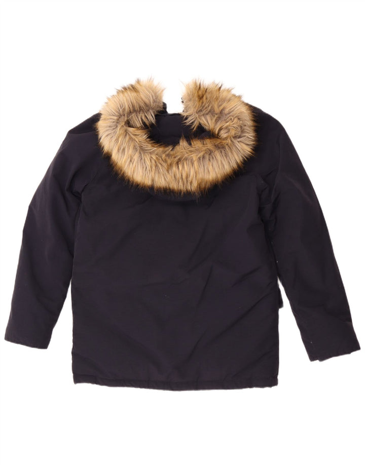 Refrigue Veste matelassée à capuche pour homme UK 36 Small Bleu marine Nylon