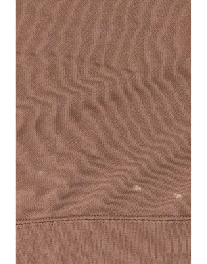 Nike Sweat-shirt surdimensionné pour femme UK 10 Petit coton marron