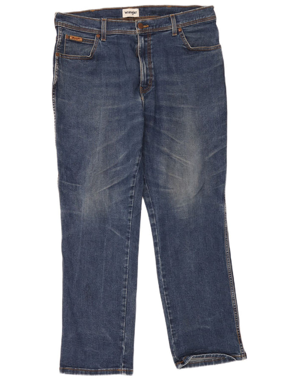 Wrangler Jean Droit Texas Homme W38 L30 Bleu Coton