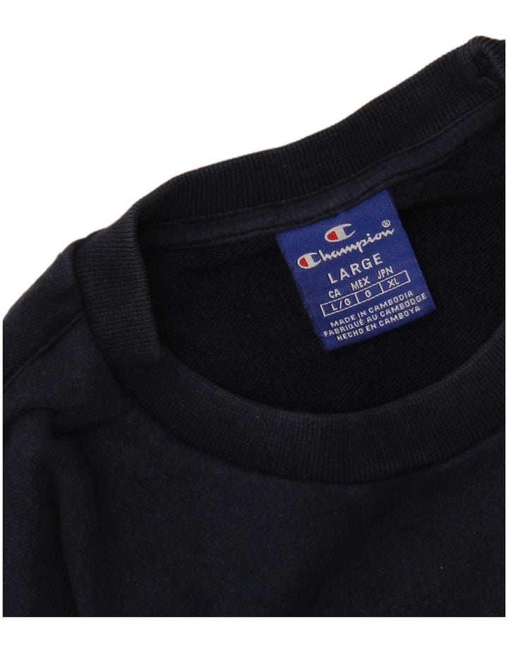 Champion Sweat-shirt pour homme Bleu marine Taille L