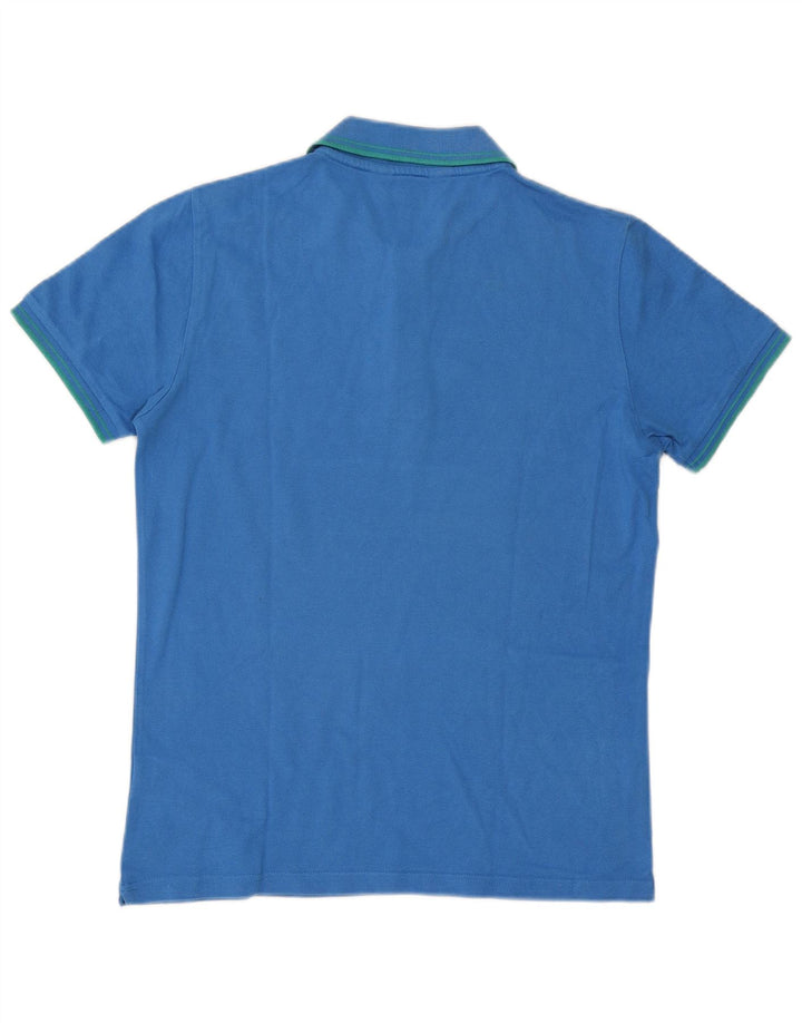 Kappa Polo Homme Large Bleu Rayé Coton