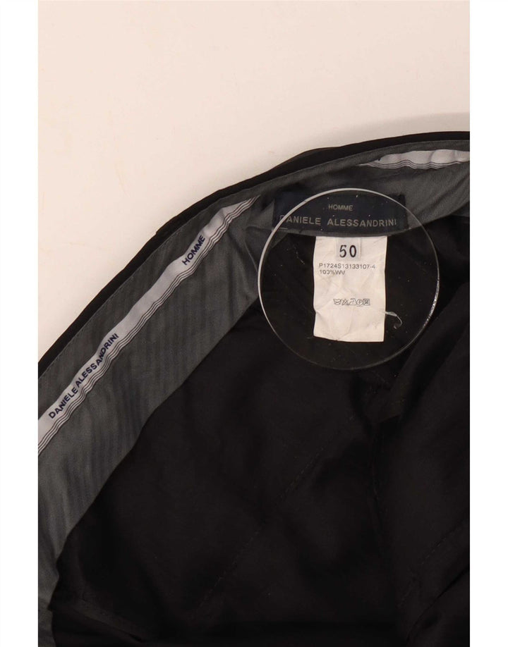 Daniele Alessandrini Costume 2 pièces pour homme IT 50 Large W34 L32 Noir