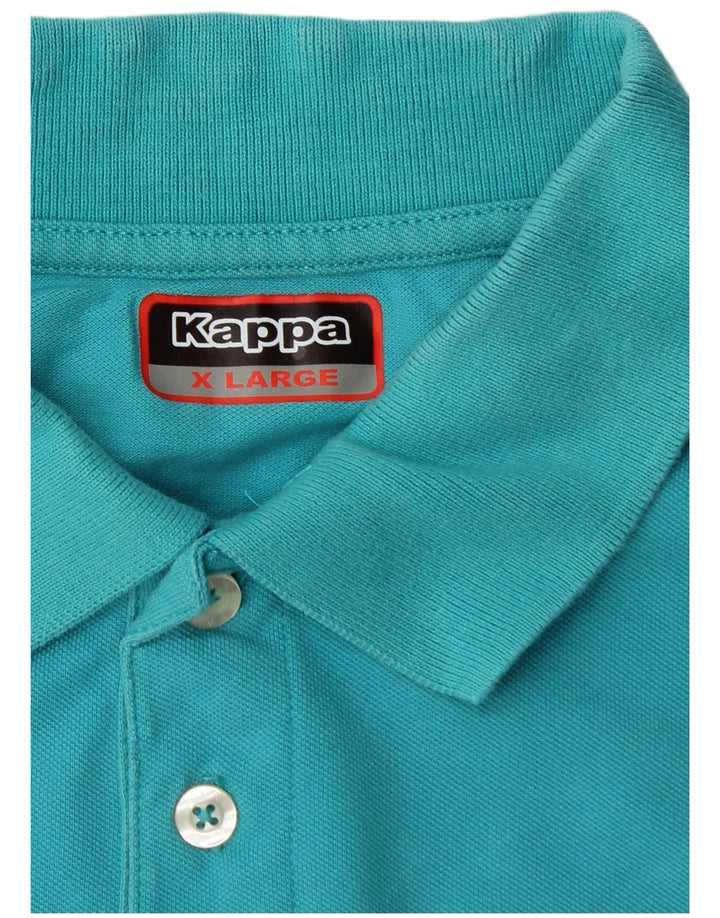 KAPPA Mens Polo Shirt XL Turquoise