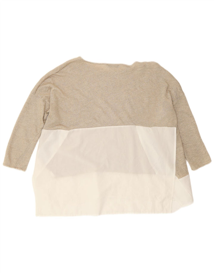 Zara Chemisier surdimensionné pour femme UK 10 Petit color block doré