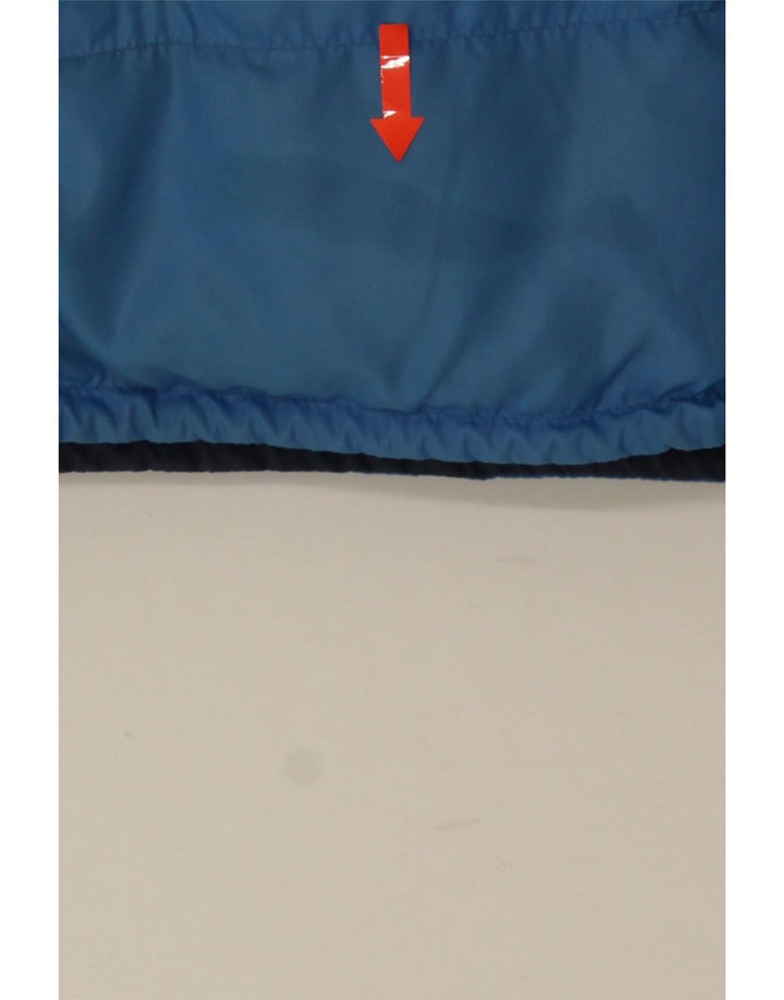 Brunik Veste matelassée pour homme UK 40 Large Bleu Colorblock