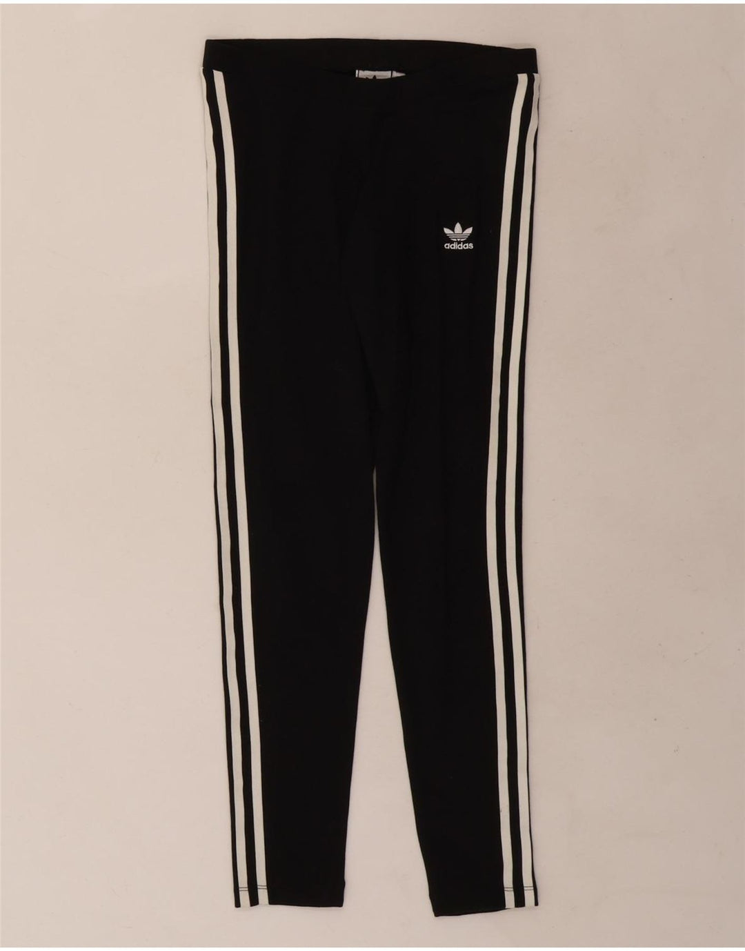 Adidas Leggings Femme UK 8 Petit Coton Noir