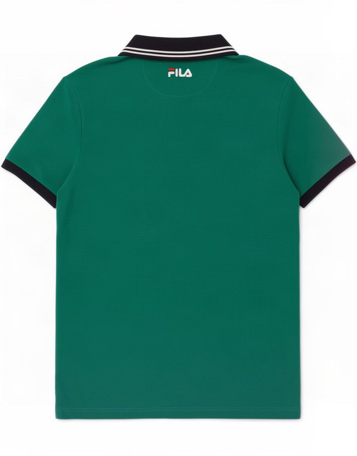 Fila Polo Homme Petit Vert Colourblock