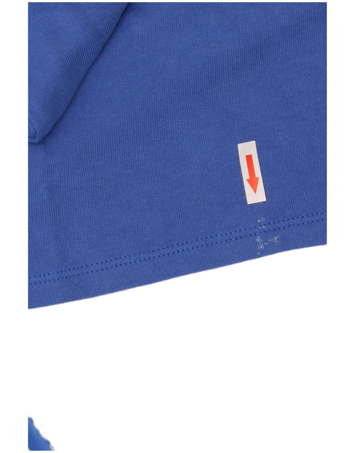 Kappa Tezenis Graphic Sweat-shirt surdimensionné pour femme Bleu moyen UK 14