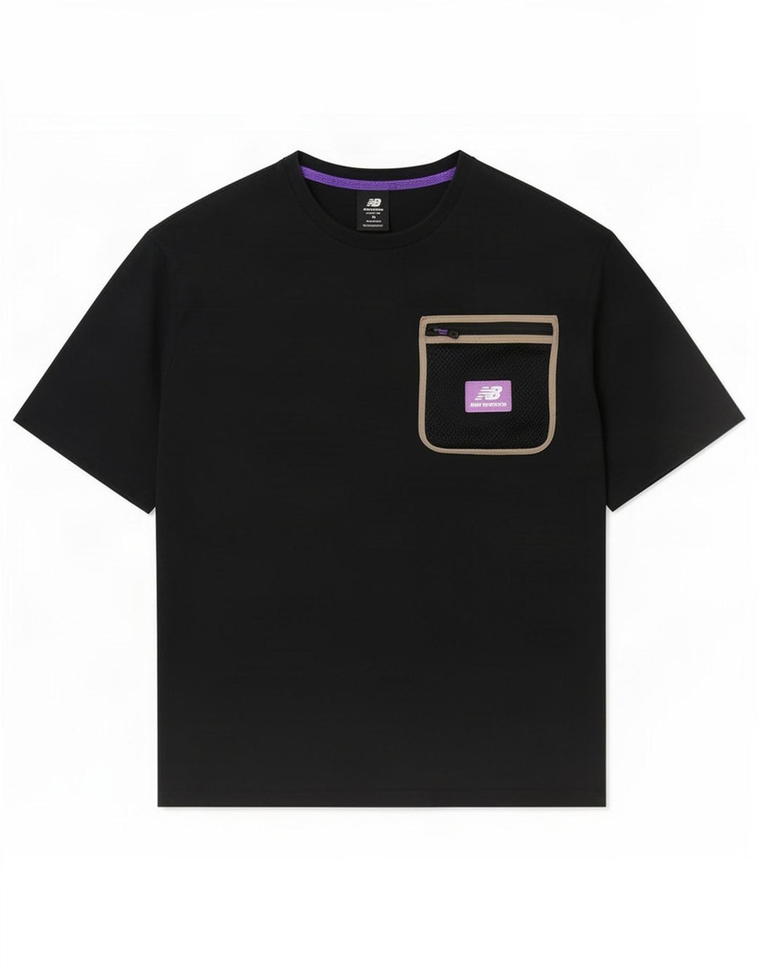New Balance T-Shirt Homme Noir Moyen