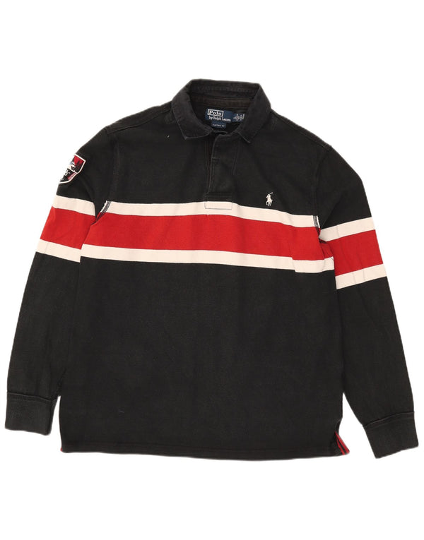 Polo Ralph Lauren Sweat-shirt à col graphique pour hommes, grand noir
