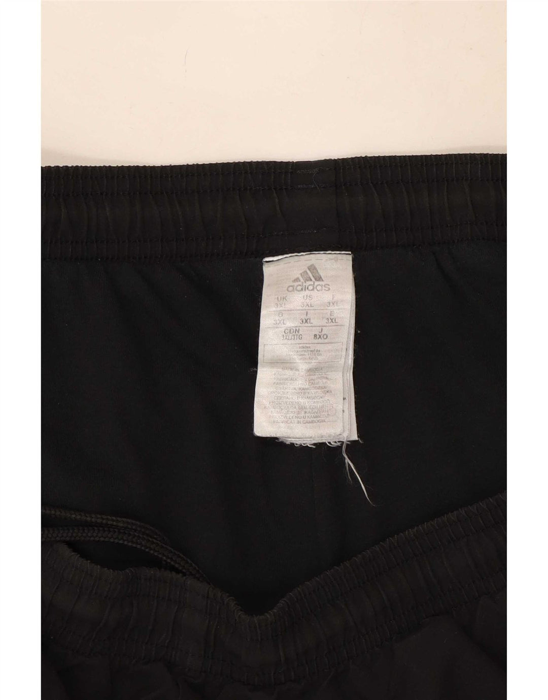 Adidas Pantalon de survêtement pour homme Joggers 3XL Noir Polyester