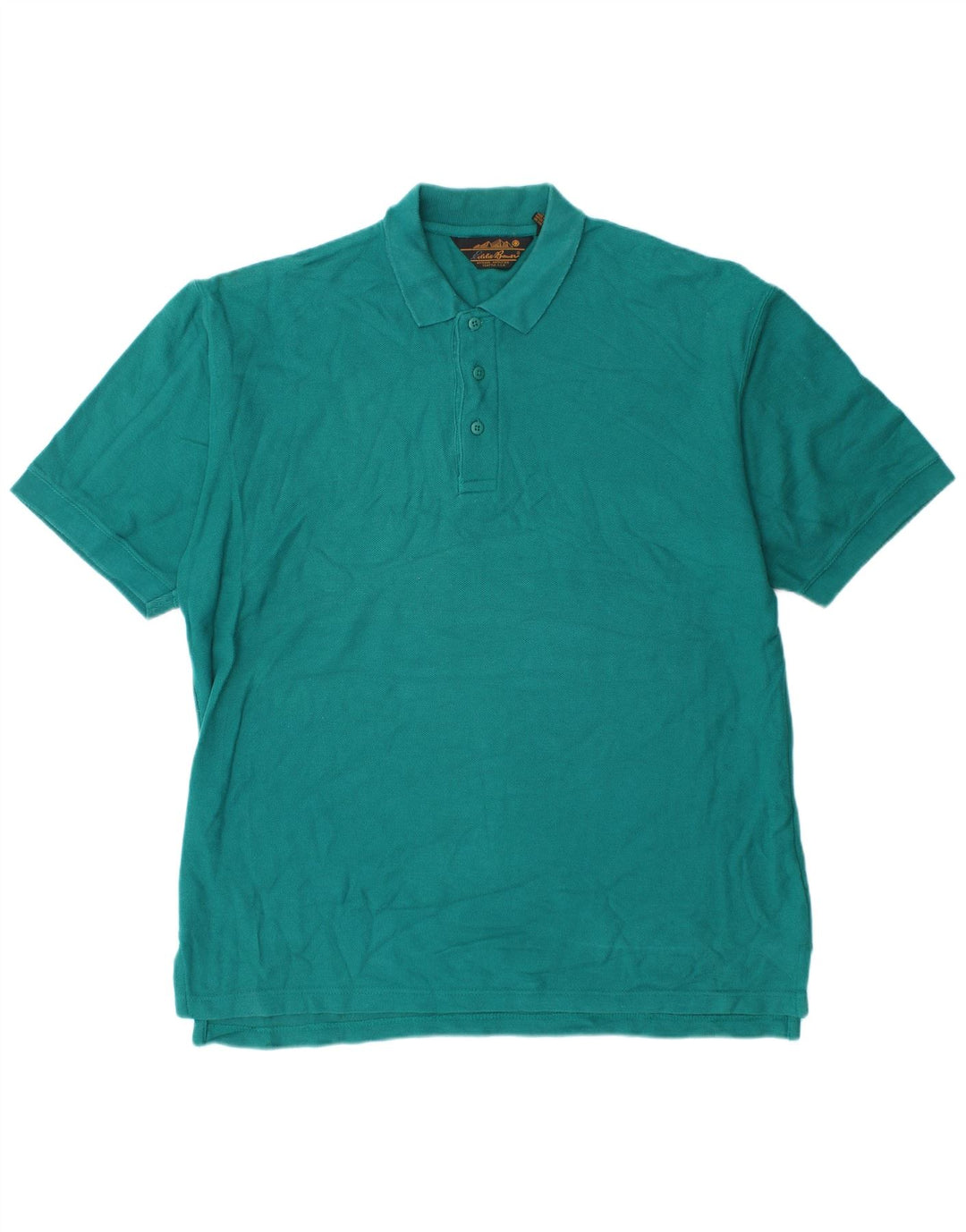 EDDIE BAUER Polo Homme Grand Coton Turquoise