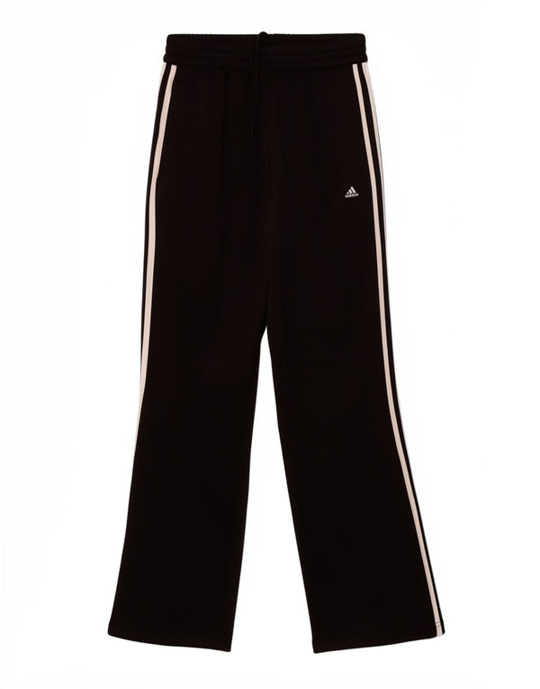 Adidas Pantalon coupe-vent pour femme UK 12 Medium Noir Polyester Sports