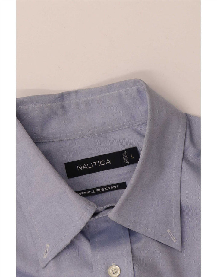 Nautica Chemise Homme Grand Bleu Coton