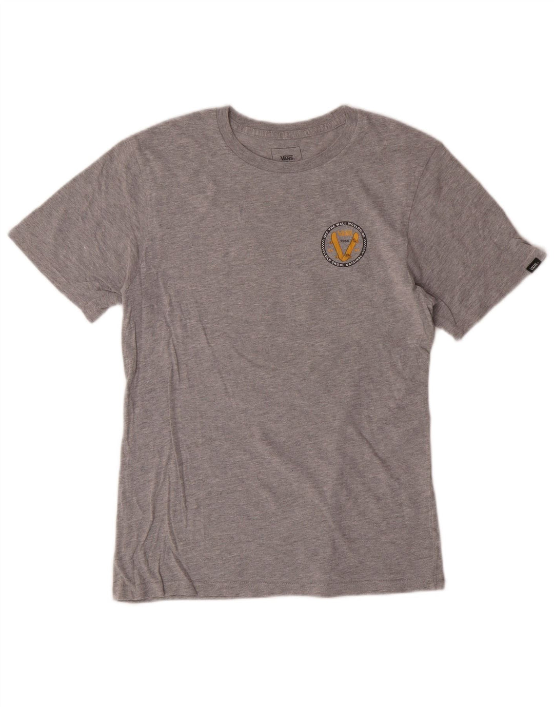 Vans T-shirt graphique coupe classique pour garçon 12-13 ans Grand gris coton
