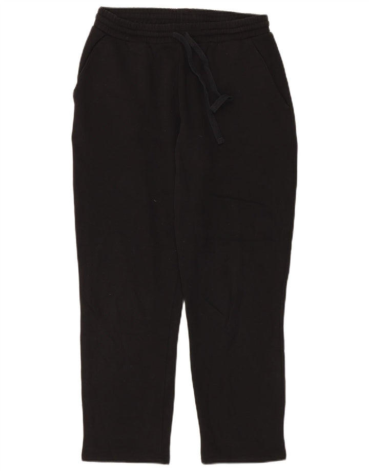 ZARA Pantalon de survêtement pour femme UK 8 Small Noir Coton
