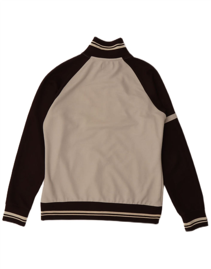 DIADORA Veste de Survêtement Femme IT 46 Large Blanc Colourblock