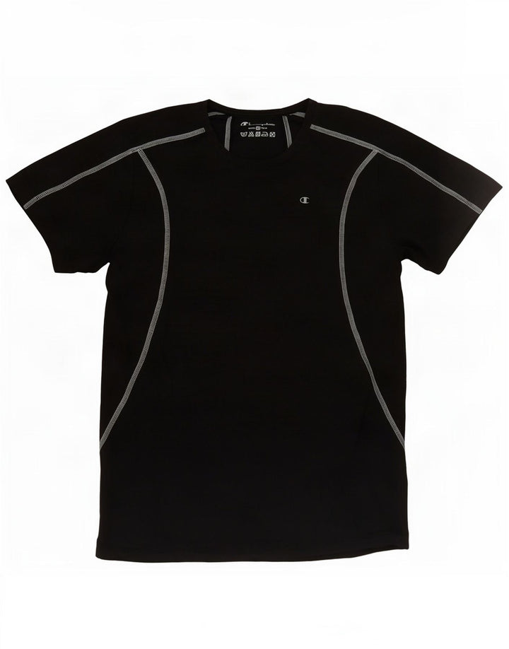 Champion T-Shirt Femme UK 14 Gris Moyen Coton