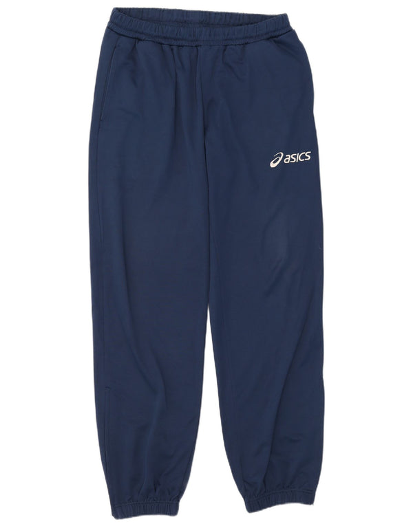 Asics Pantalon de survêtement pour homme Joggers Large Bleu Marine Polyester
