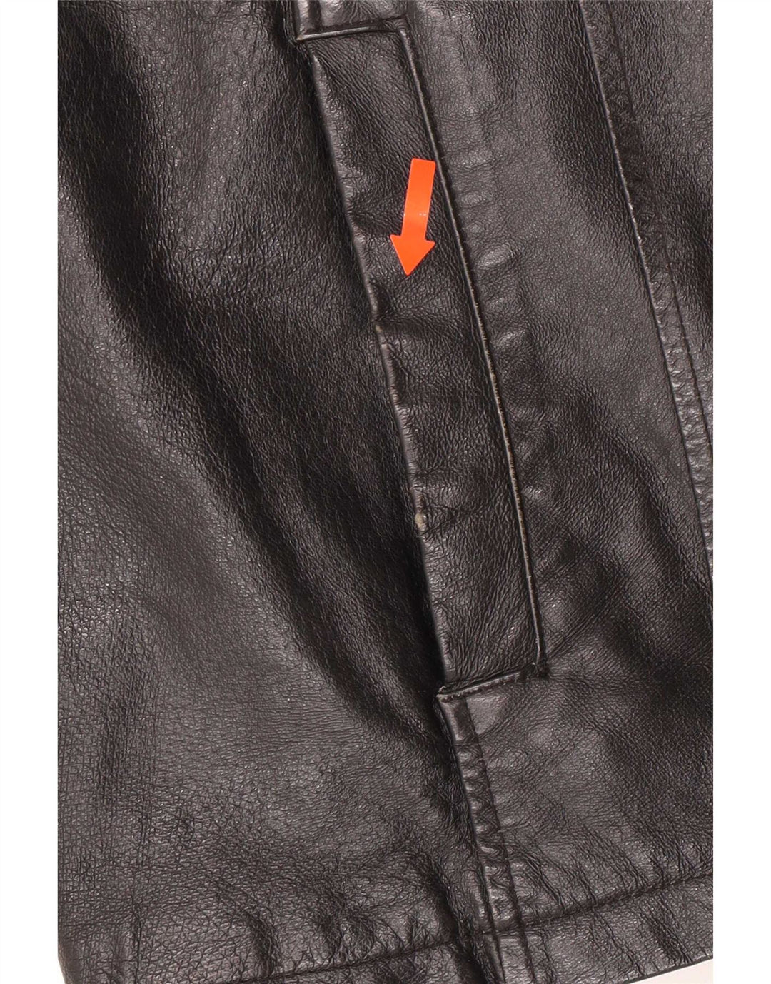 Henry Morell Veste en cuir pour homme IT 50 Large Noir