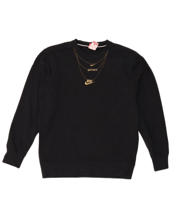Nike Sweat-shirt graphique pour homme XS en coton noir